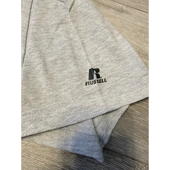 Russell Athletic T-Shirt Mens XXL Grey Short Sleeve Crewneck New - Picture 4 of 8